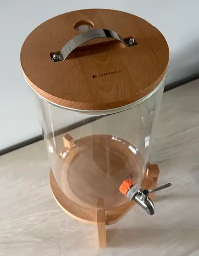  Navaris Beverage Dispenser with Stand - 1.8 Gallon (7L) , View more