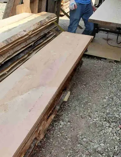 Douglas fir live edge, View more