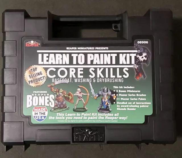 Reaper Learn to Paint Kit Core Skills - model figures etc - NEW in Toys & Games in Oakville / Halton Region