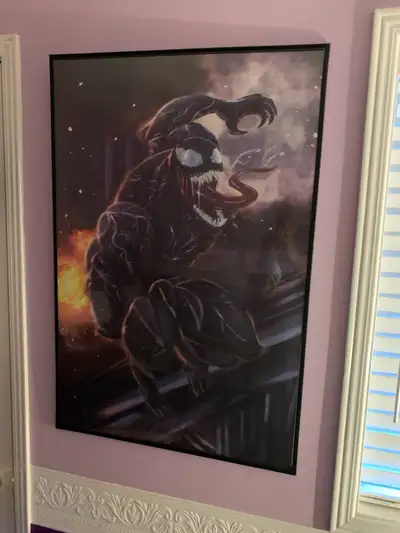 Venom movie poster for sale, come framed. $75 22 x34