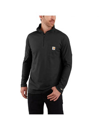 Men's Carhartt Force Relaxed Fit  Long Sleeve 1/4 Zip Shirt XL