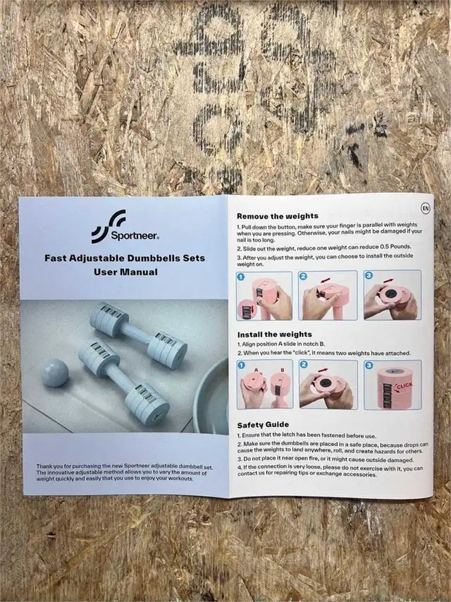 Sportneer Dumbbell Set in Exercise Equipment in Markham / York Region - Image 5