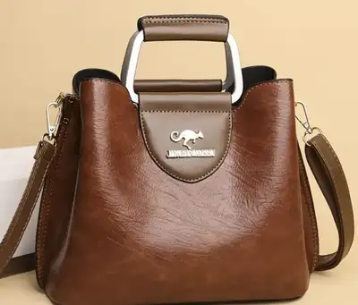 Women Vintage Style Synthetic Faux Leather Tote, View more