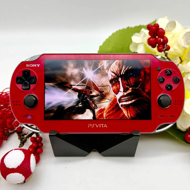 Red PS Vita OLED • Bright Display • Reliable Handheld