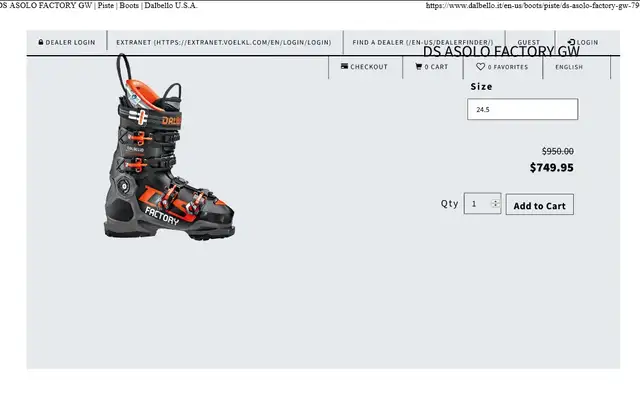 Premium Dalbello Alpine Ski Boots size 255 in Ski in City of Montréal - Image 5