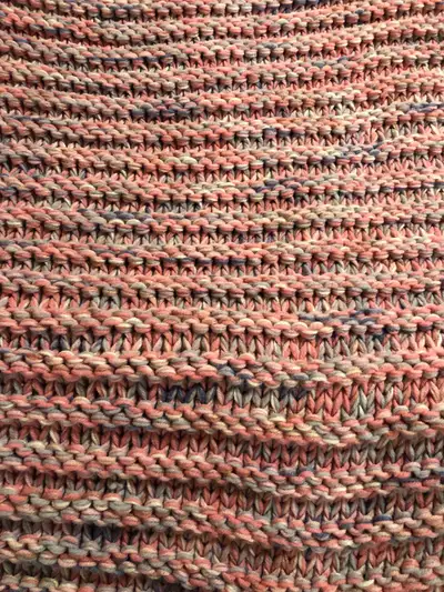 Pink Knit Throw Blanket, View more