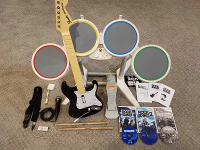 Wii Rock Band Bundle, View more