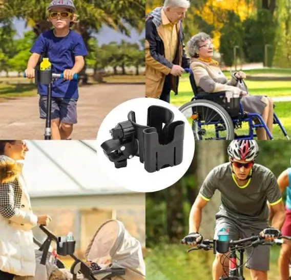 NEW-Stroller cup/phone holder.  Good for pushchair, wheelchair. in Strollers, Carriers & Car Seats in Mississauga / Peel Region - Image 3