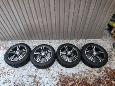 4 General Ultimax Arctic 12 GT tires (one of the best rated winter tires) on 4 16 inch Platinum Sabe...