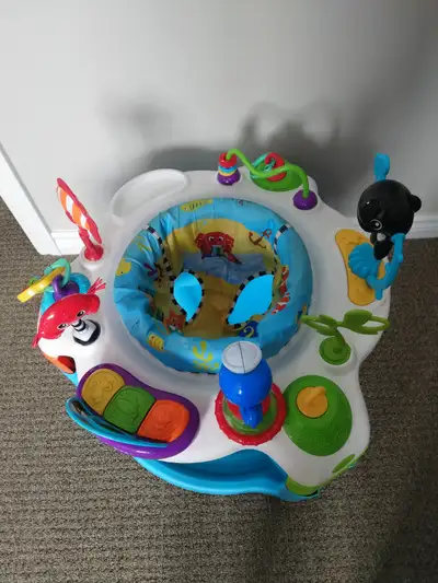 Hey, I am selling an Exersaucer. If you can see this ad then the item is available so no need to ask...