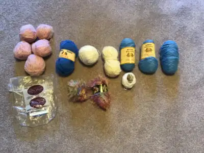Knitting yarn, some new, View more