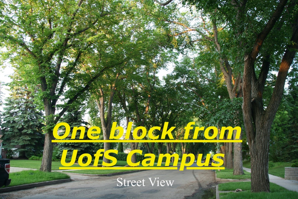 *1 bedroom basement accommodation *1 block from campus 1