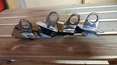 Pimp your Yukon truck with these chrome universal stake pocket tie-down anchors.