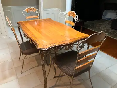 Free Dining table & chairs, View more