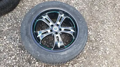 255/50/R20 Tires and Rims for sale. 2 Continental Ice Control Winter Studded Tires and 2 Uniroyal Ti...
