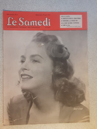JOURNAL VINTAGE LE SAMEDI DE JUIN 1952