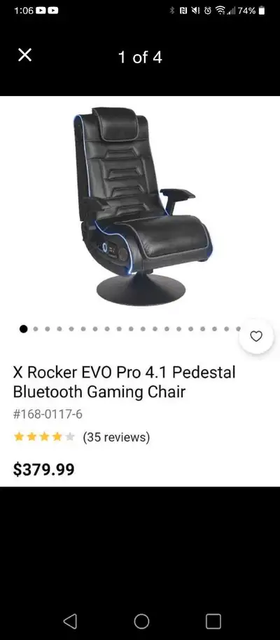 The chair is in great condition and sounds amazing. The only issue with it is that the led strip lig...