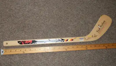 Ted Nolan Foundation Mini Hockey Stick - Wooden, View more