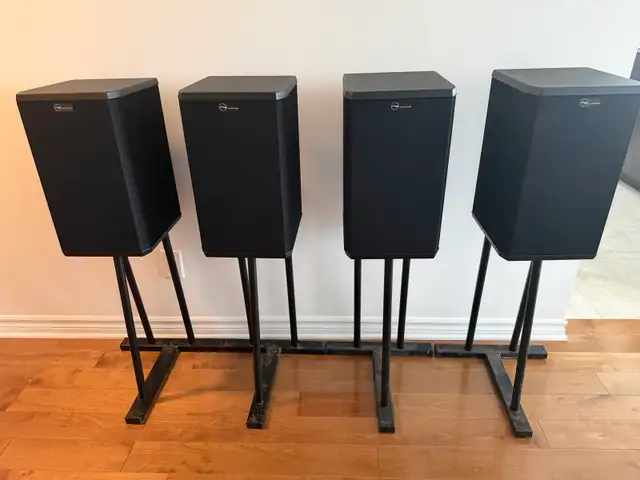Nuance Star Grand 1SM Speakers with Stands (X4) in General Electronics in City of Montréal - Image 3