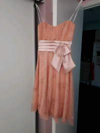 Pink strapless dress -pretty brand new