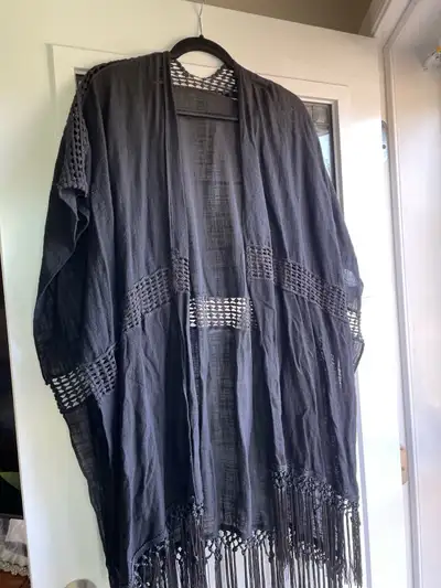 Pretty  Black Kimono/ Bathing Suit Cover up, View more