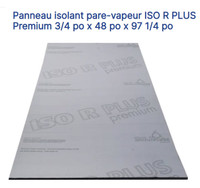 22 Feuilles isolant rigide ISO-R-PLUS 3/4"
