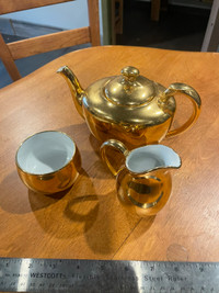 Gold Royal Worcester tea set