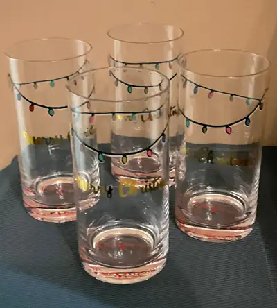 Cath Kidston Christmas Tall Glasses, View more