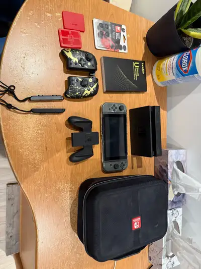 Switch + Pokemon Sword + accessories, View more