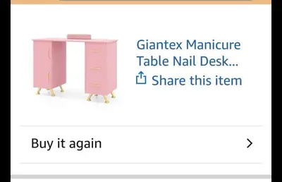manicure table , View more