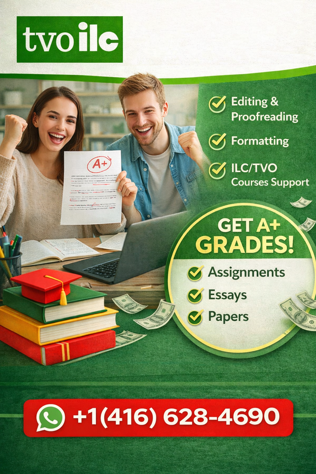 TVO ILC Coursework Help | Essay Help, Assignment Writing, Exams64855367063555120