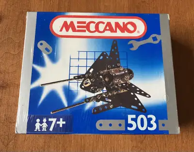 Brand New Vintage Meccano Interceptor 503. This meccano set it brand new and factory sealed. It was...