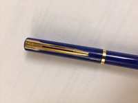 Waterman Allure Ballpoint Pen Blue Clip-on Retractable