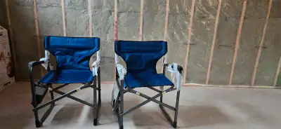 Very good condition Campaign Chairs. It is amove out sale. In very mint condition . Never used.