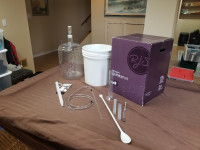 Wine (or Beer) Making Equipment Kit and Wine Bottle Corker