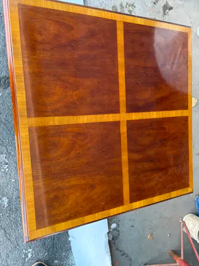 Mahogany coffee table and Console, View more