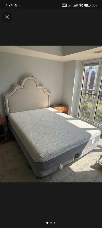 Queen Size  bed frame and Mattress for sale , View more
