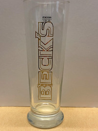 Breweriana - Beer Glass - Beck's