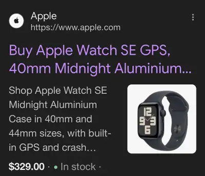 Apple Watch SE (Gen 2) 40mm Midnight Aluminum Celluar Brand New, View more