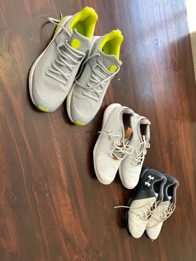 Three pairs of junior golf shoes; - $30 - Puma - Size 7 ( worn twice, excellent condition) - $15 - P...