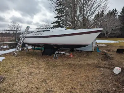 Selling my boat which I never had in the water and not enough time left in my life time to get it in...