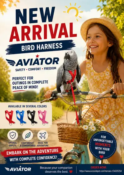PARROTS - BIRD HARNESS AVAILABLE, View more
