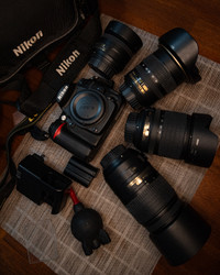 Nikon D7000 DSLR with multiple Lenses