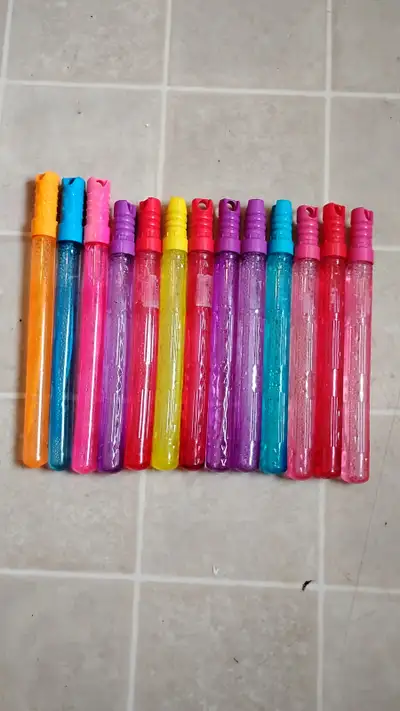 Thirteen (13) Bubble Wands (new); $1 each or all 13 for $10, View more