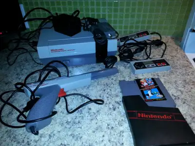 Console complète Vien avec Mario bros et Duck hunt Connecteur 72 pins complètement neuf