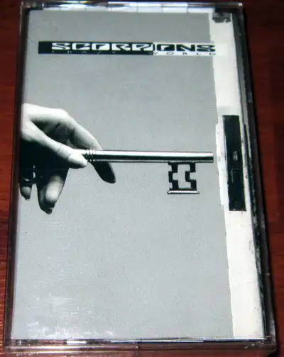 Cassette Tape :: Scorpions – Crazy World $7 Dollars A1 Crazy World 5:09 A2 Wind Of Change 5:14 A3 Re...