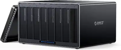 ORICO 8Bay Ext Hard Drive Enclosure Aluminum TypeA/USB3.0 toSATA, View more