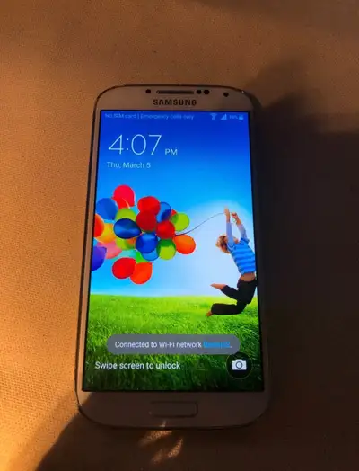White Samsung Galaxy S4 - 16 GB, View more