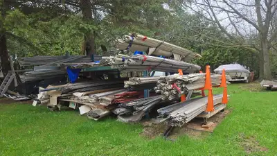 VINYL SIDING. For sale discounted. Feel free to take what you want. First come first serve. Some mix...