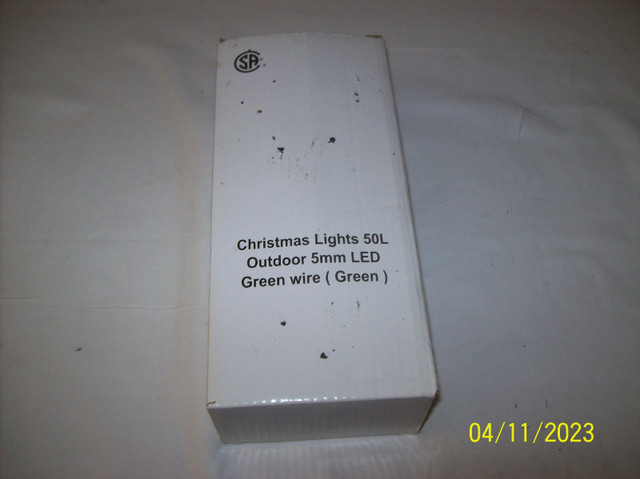 set of 50 green Christmas lights #0687 in Holiday, Event & Seasonal in City of Toronto